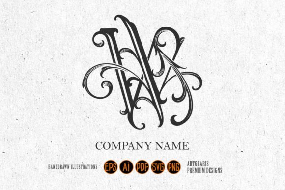 Download Opulent Elegant Classic Letter W - Classic Collection