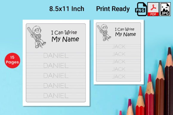 Download I Can Write My Name Worksheet Vol-6 - Write Collection