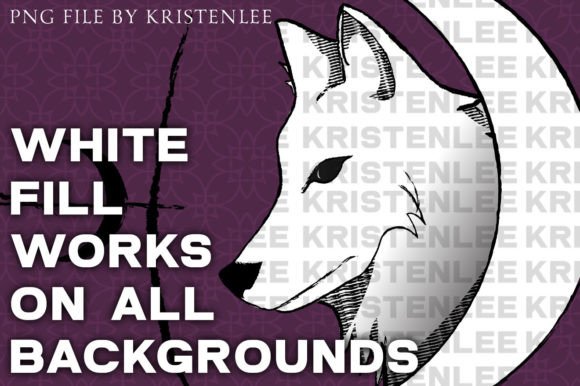 Download Wolf and Moon Chapter Header Break - Header Collection